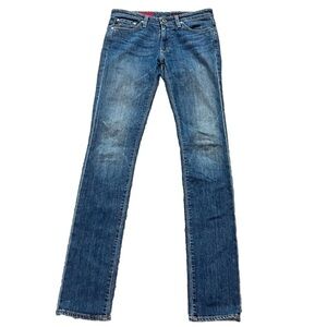 AG Adriano Goldschmied The Premiere Low Rise Skinny Jeans Blue Denim Size 26